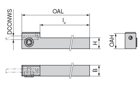 Ceratizit ULTRAMINI.UM.1010.4 CoreLine - Tool Holders For Inserts - 73086104 (0773389)