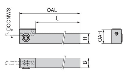 Ceratizit ULTRAMINI.UM.1010.4 CoreLine - Tool Holders For Inserts - 73086104 (0773389)