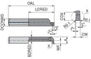 Ceratizit ULTRAMINI.L006M0150-25.IK K10F TIALN UltraMini Inserts For Internal Grooving 73203852 (0773582)
