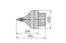 Ceratizit OC50R-SVXCN 16 MaxiTurn 0° Tool Head For Radial Clamping OvalFlex 7459850002 (0745315)