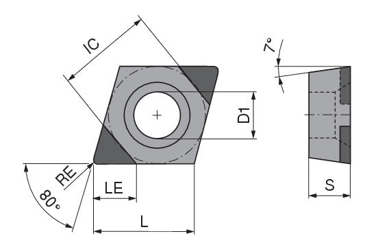 Ceratizit CCGW 09T304SN-009D_B3-Q CTBH40C CoreLine 71162334 (0758122)