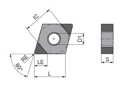 Ceratizit CNGA 120404TN-008F_U3 CTBH41U CoreLine 7140970000 (0760291)