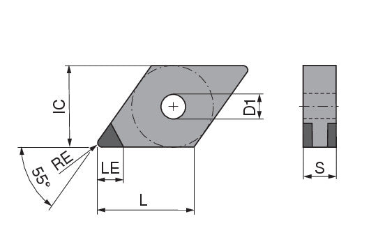 Ceratizit DNGA 150604FN_K3 CTBH20C CoreLine - - 71402212 (0758422)