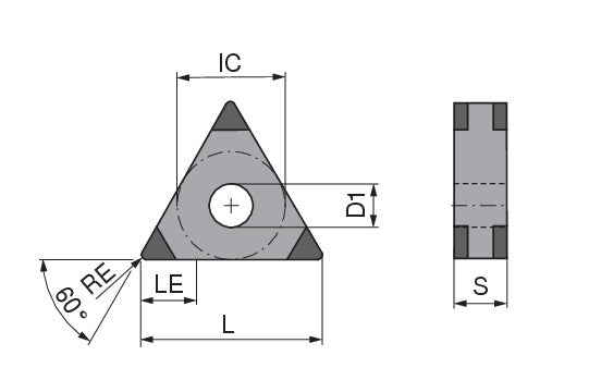 Ceratizit TNGA 160404FN_M3 CTBH20C CoreLine - PcBN Turning indexable Insert - 71404212 (0758452)
