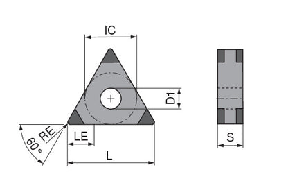 Ceratizit TNGA 160404TN-011E_M3 CTBH20C CoreLine PcBN Turning indexable Insert 71404252 (0758461)