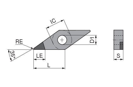 Ceratizit VNGA 160404TN-012E_A5 CTBH40U CoreLine 7141250100 (0760252)
