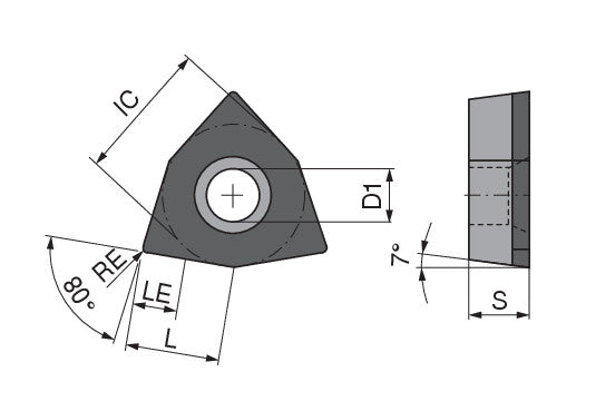 Ceratizit WCGW 020104EN_F3 CTBH15U CoreLine - - 7103700400 (0754107)