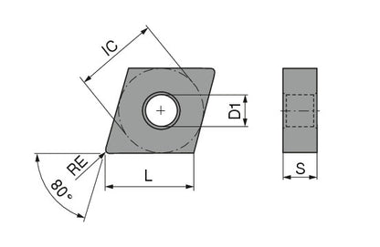Ceratizit CNMT 320932SN-R88 CTCP115-P CoreLine Carbide Turning indexable Insert 7423031001 (0743699)