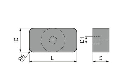 Ceratizit LNMR 501432SN-R98 1253 MaxiTurn Carbide Turning indexable Insert 7422861000 (0743623)