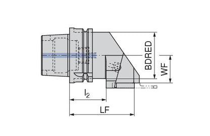 Ceratizit HSK-T100-MSS-E32L00 ModularClamp Base Holder 0° 74581732 (0714939)