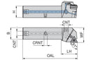 Ceratizit PTGNL 2020 X16-T DC MaxiLock-N 91° Toolholder With Lever Clamping 7059802000 (0746467)