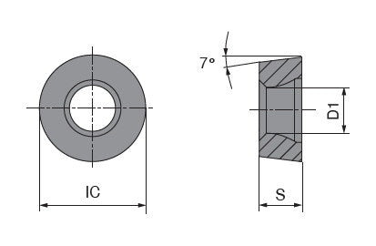 Ceratizit RCMT 1606MOSN-M23 CTCP125-P CoreLine Carbide Turning indexable Insert 7412163800 (0746406)