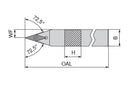 Ceratizit SVVCN 3225 P16 MaxiLock-S - 72.5° - Toolholder With Screw Clamping 7066613200 (0746089)