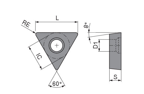 Ceratizit TOGX 06T104EN-14 BK8430 CoreLine HM indexable Insert 6260133401 (0757633)