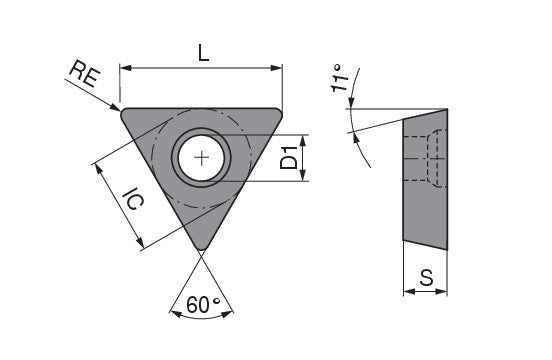 Ceratizit INSERT TPHB130308FN-PK10 CoreLine HM indexable 6260982801 (0757626)
