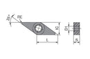 Ceratizit VNMG 160408EN-F40 CTCP125 76000518 (0745085)