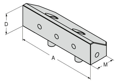 Ceratizit ESG-5.WB B.5-A.125 5-axis indexable jaw, Movable 8085730200 (0762725)