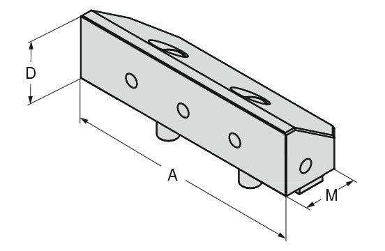 Ceratizit ESG-5.WB F.5-A.125 5-axis indexable jaw, Fixed 8085730100 (0762724)