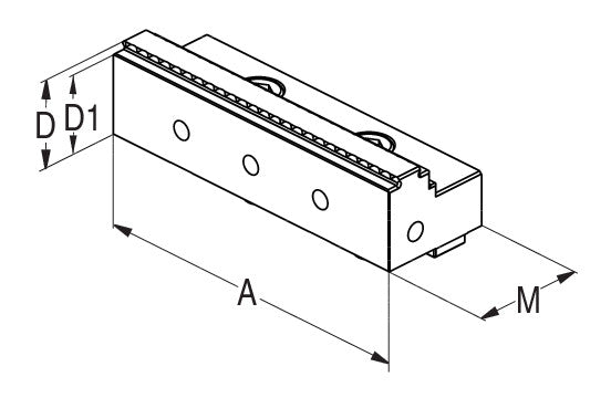 Ceratizit ESG-5.WB-G.F.125 Indexable jaw, Grip 3 mm, Fixed 8085730000 (0762723)