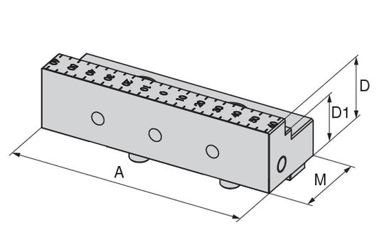 Ceratizit ESG5.125.WB-GL.F.125.33.57 CoreLine Indexable jaw, smooth, Fixed 8085730300 (0762726) [SKU:8085730300]