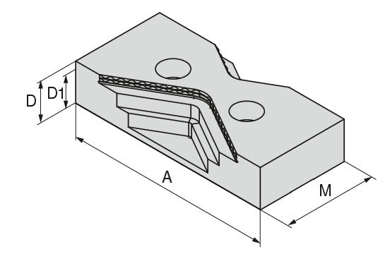 Ceratizit ZSG4.PB.G.160.50.5MM Prism jaw, Movable 8087834200 (0704892)