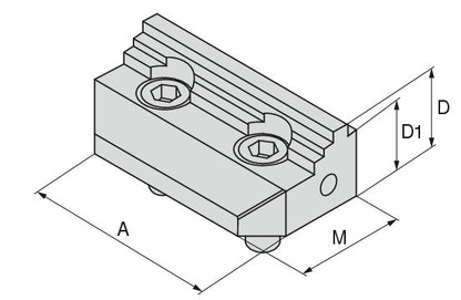Ceratizit ZSG-4.WB.S.GL.80.28.24.40 Stepped jaw, smooth, Movable 8087834400 (0754911)