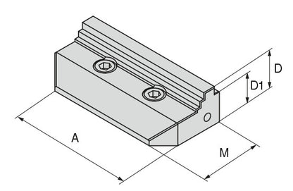 Ceratizit ZSG-4.WB.S.GL.125.33.27.57 Stepped jaw, smooth, Movable 8087834500 (0754912)