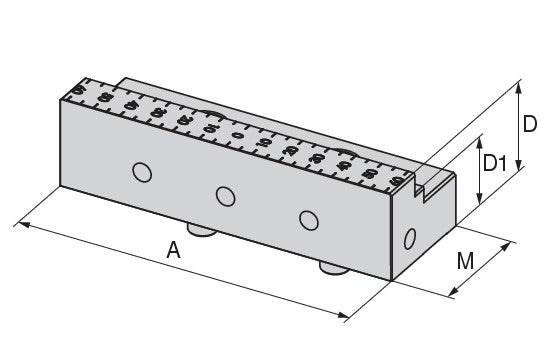 Ceratizit ZSG-4.WB.GL.125.33.57 Indexable jaw, smooth, Movable 8087834600 (0754913)