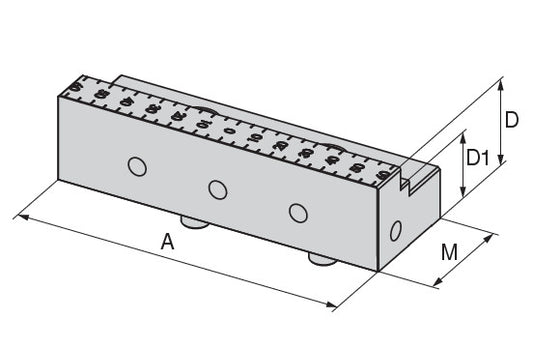 Ceratizit ZSG4.80.WB-GL.B.80.28.40 CoreLine Indexable jaw, smooth, Movable 8087834700 (0754914) [SKU:8087834700]