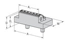 Ceratizit ZSG-4.1.125.WB.G.B.65.33.3 5-axis indexable jaw, Grip mm, Width mm, Movable 8087851900 (0754920)