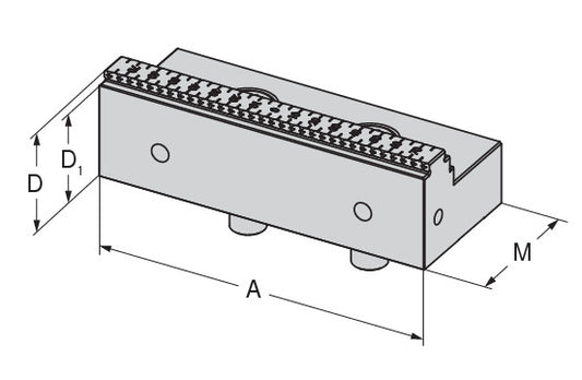 Ceratizit ZSG4.125.WB-B.GR.125.33.57.5 CoreLine Indexable jaw, Grip mm, Movable 8087851400 (0754915) [SKU:8087851400]