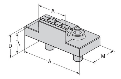 Ceratizit ZSG-4.1.80.WB.G.B.40.28.3 Indexable Grip Jaw mm, Width mm, Movable 8087881900 (0754929)