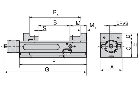 Ceratizit NCG.160.KWB.600.40KN CoreLine - NC-quick Clamping Vice w/ combi Reversible Jaw - 80890662 (0755023) [SKU:80890662]