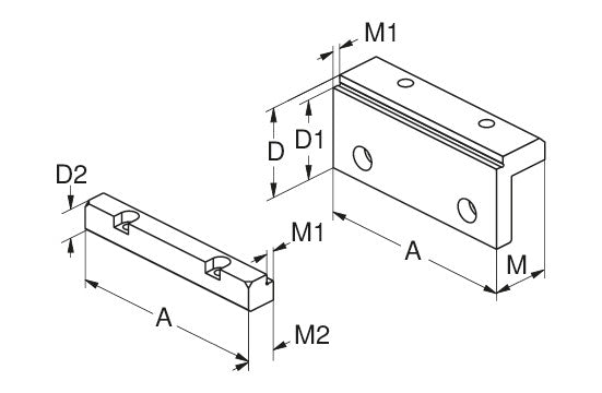 Ceratizit HDG2.125 Jaws For Clamping Range Extension 80892226 (0755051)