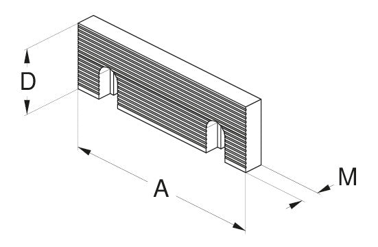 Ceratizit HDG2/NCG.PG.100 Jaw, Profiled 8089220700 (0755040)