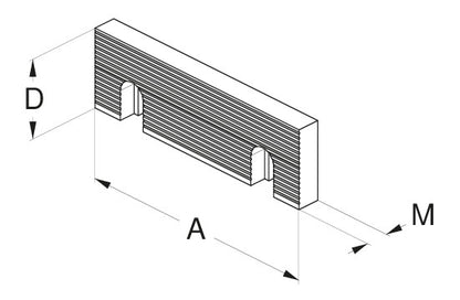 Ceratizit HDG2/NCG.PG.100 Jaw, Profiled 8089220700 (0755040)