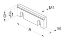 Ceratizit HDG2/NCG.SB.100 Stepped jaw, Smooth 8089221400 (0755043)