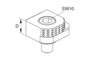 Ceratizit NCG.125/DSG.100&125 6 Function indexable Jaw 80892246 (0755058)