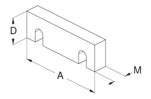 Ceratizit B-W.100.35.16 CoreLine Soft jaw, Steel 8089224700 (0755059) [SKU:8089224700]