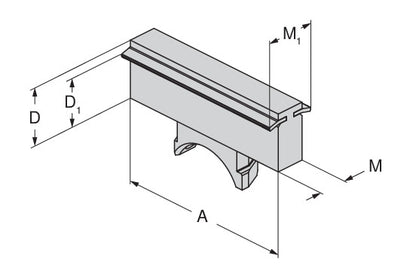 Ceratizit NCG/HDG2 100 Adapter Jaws With Pull Down 80892258 (0755063)