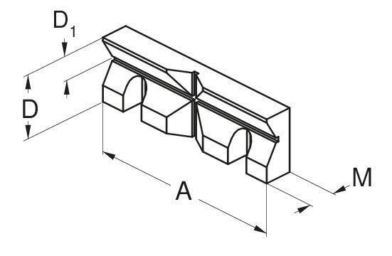 Ceratizit HDG2/NCG.PB.100 Prismatic Jaw 8089226100 (0755066)
