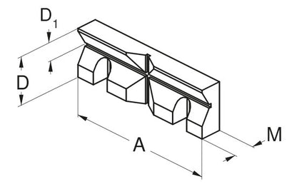 Ceratizit HDG2/NCG.PB.100 Prismatic Jaw 8089226100 (0755066)