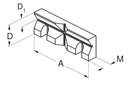 Ceratizit HDG2/NCG.PB.125 Prismatic Jaw 8089226200 (0755067)