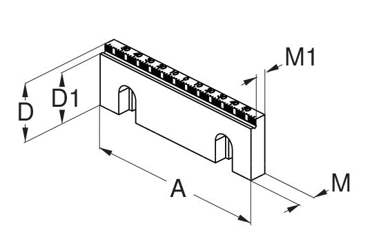 Ceratizit HDG2.G-SB.125.5MM Stepped jaw, Grip 5mm For aluminium And Plastic 8089236100 (0755093)