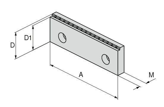 Ceratizit HDG2.SB.C-G.160.5MM Stepped jaw, Carbide Grip Mm 8089237300 (0755098)