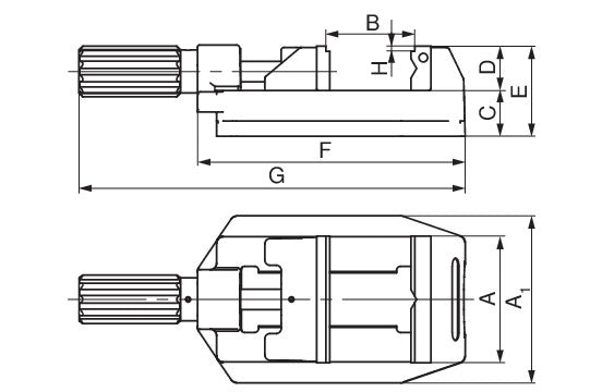 Ceratizit HSG.100.0-100 Manual Machine Vice 80893100 (0755171)