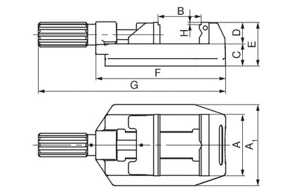 Ceratizit HSG.100.0-100 Manual Machine Vice 80893100 (0755171)