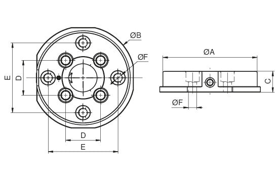 Ceratizit MNG.148.30 - Base plate, Round 80899125 (0755207)