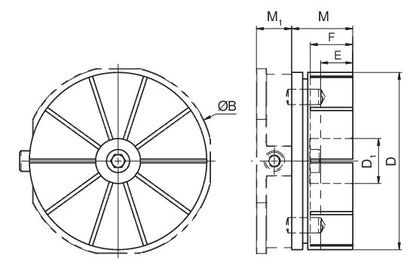 Ceratizit MNG - Aluminum Form Chuck 80899500 (0755219)
