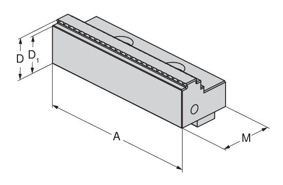 Ceratizit ESG-4.WB.G.F.160 Indexable jaw, Grip 3 mm, Fixed 80901300 (0755251)